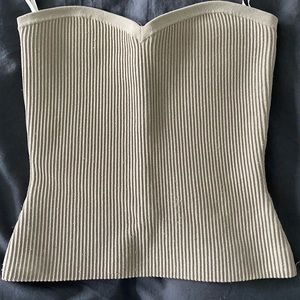 Babaton sculpt knit sweetheart tube top